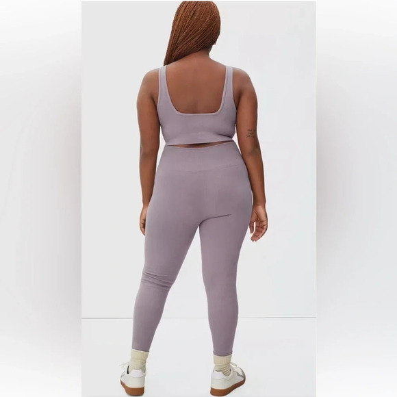 Everlane The Seamless Legging Color Dusty Lavender Cotton - Picture 2 of 9